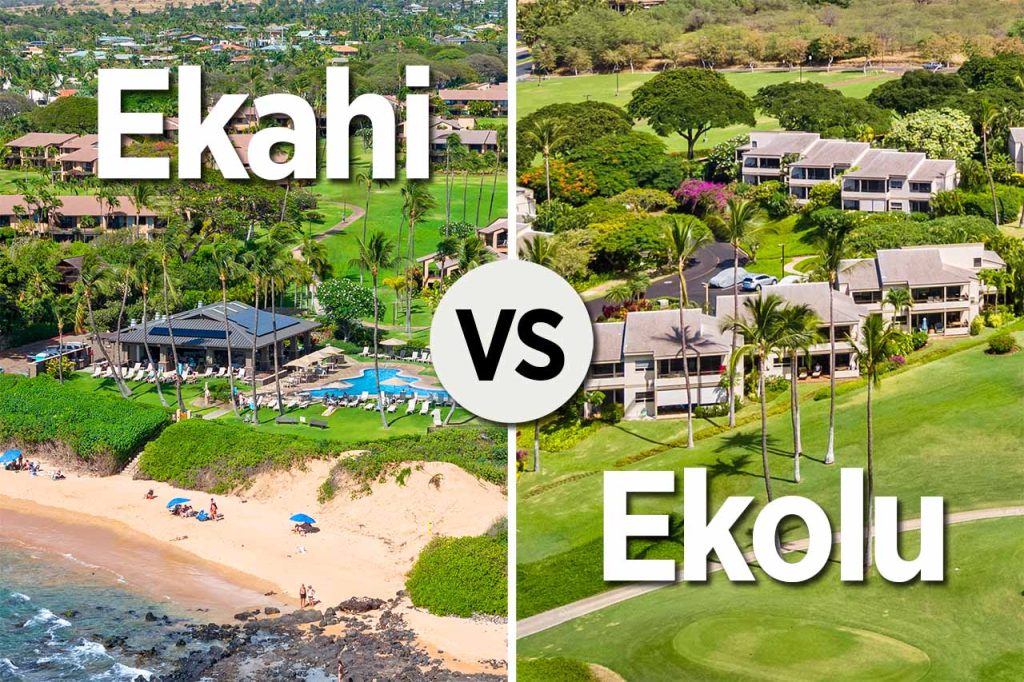 comparison of wailea ekahi versus wailea ekolu