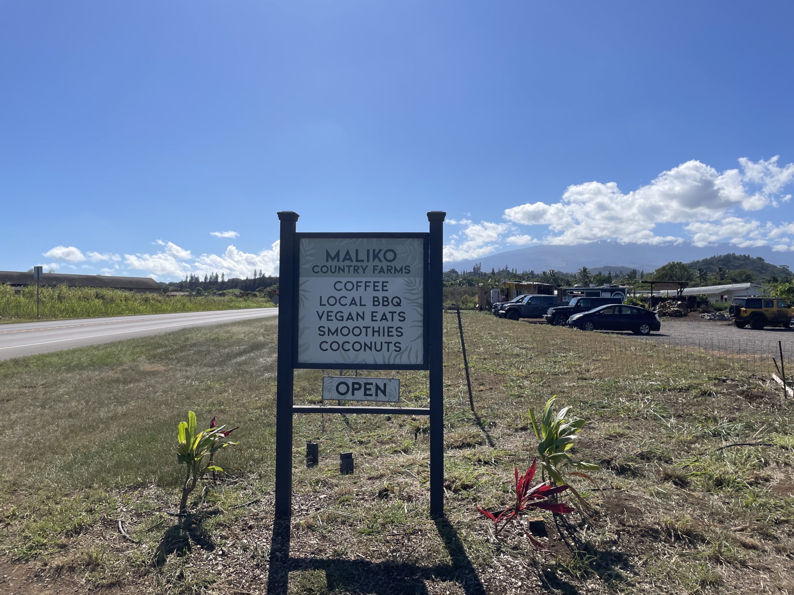 Maliko Country Farms Entrance Sign