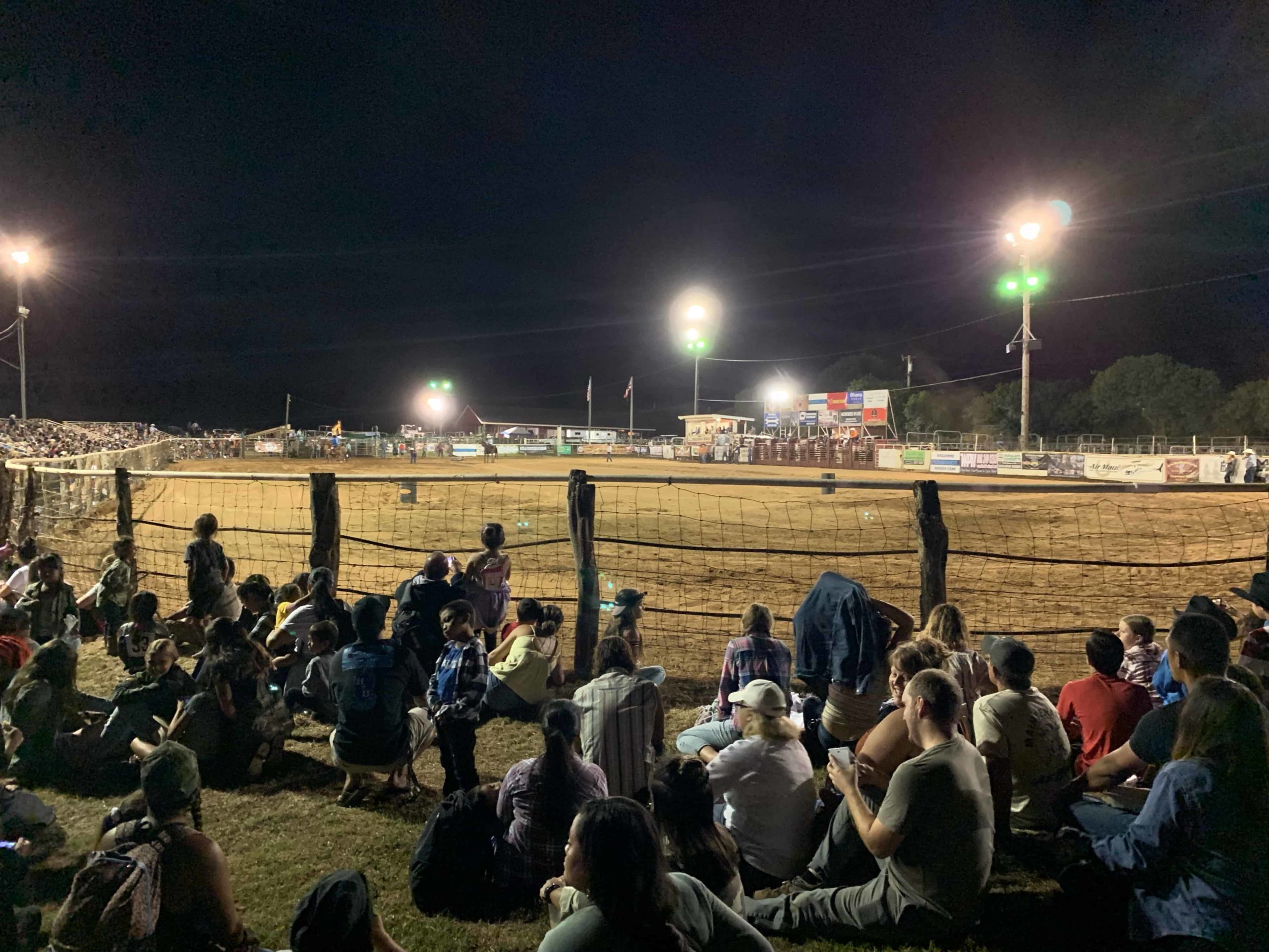 Forth of July Rodeo at Oskie Rice Arena in Makawao, Upcountry Maui