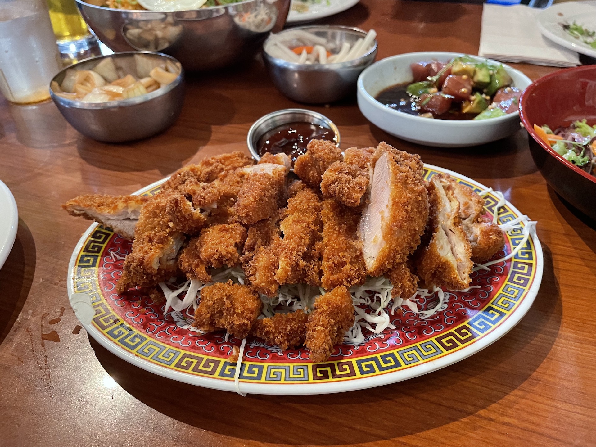 Chicken Katsu at Tiffany's Maui